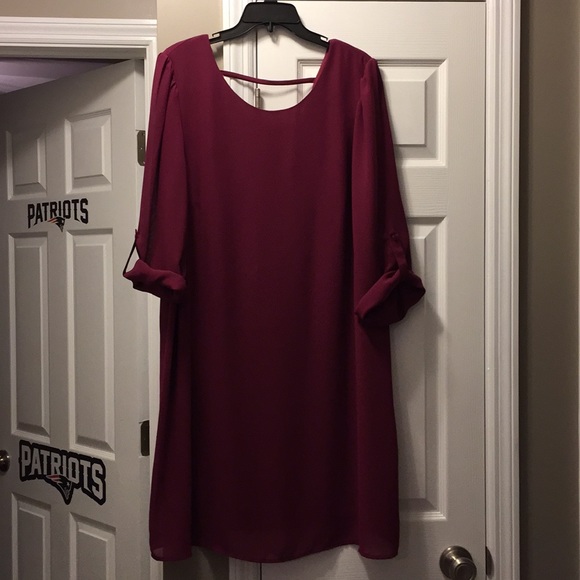 speechless maroon dress